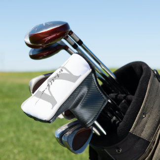 Personalise Monogram Initial Name Golf Head Cover