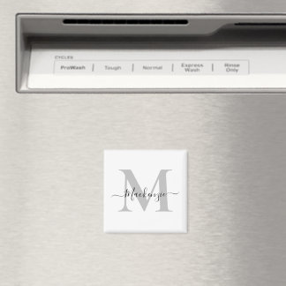 Personalise Monogram Initial Name Magnet
