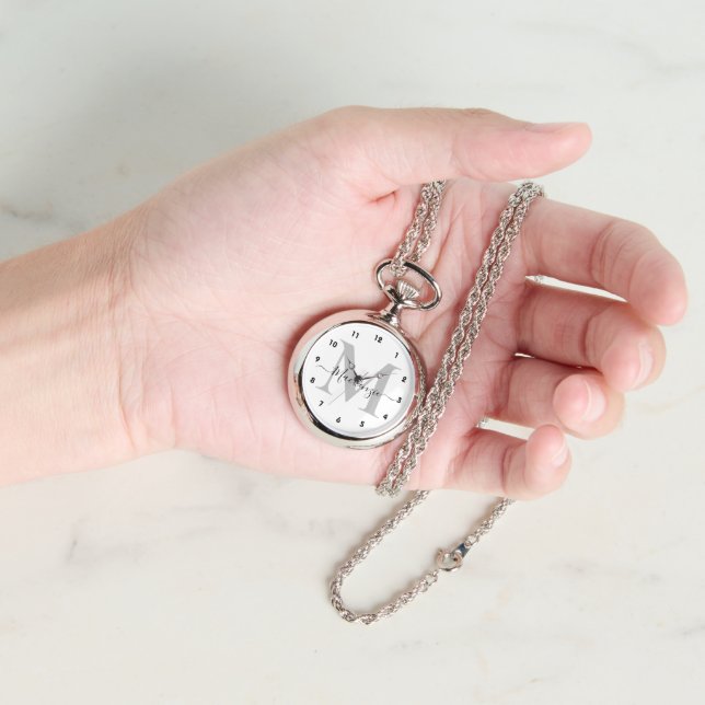 Personalise Monogram Initial Name Wrap-Around Watch (Hand)