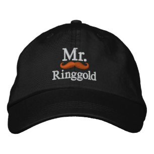 Personalise Mr & Mrs Embroidery Embroidered Cap