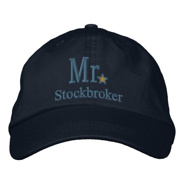 Personalise Mr & Mrs Embroidery Embroidered Cap (Front)