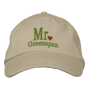 Personalise Mr & Mrs Embroidery Embroidered Cap