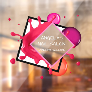 Personalise Nail Salon Spa Shop Front 