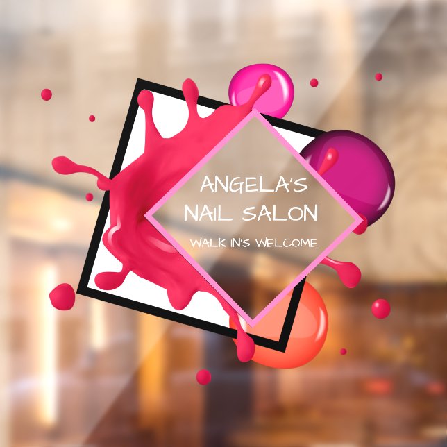 Personalise Nail Salon Spa Shop Front  (Sheet 2)