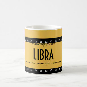 Personalise Name-Colour LIBRA Birthday Zodiac Coffee Mug