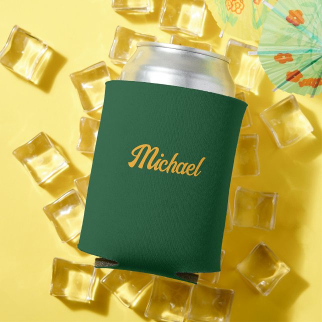 Personalise Name for a Useful Custom Gift Tall Sel Can Cooler (In Situ Summer)