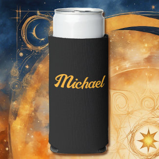 Personalise Name for a Useful Custom Gift Tall Sel Seltzer Can Cooler