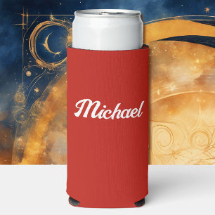Personalise Name for a Useful Custom Gift Tall Seltzer Can Cooler