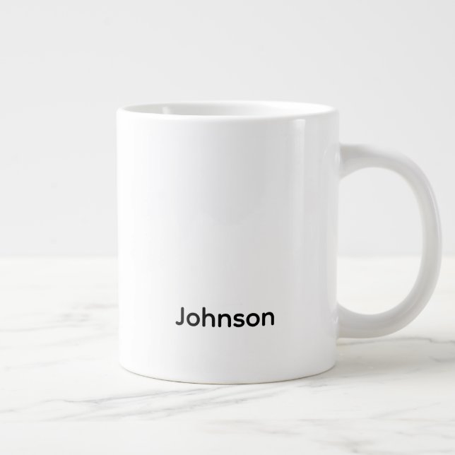 Personalise Name Large Coffee Mug (Right)