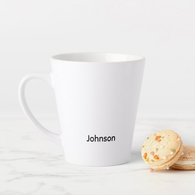Personalise Name Latte Mug (In Situ)