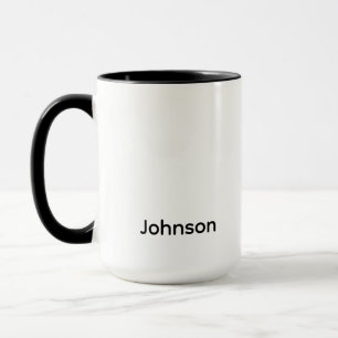 Personalise Name Mug