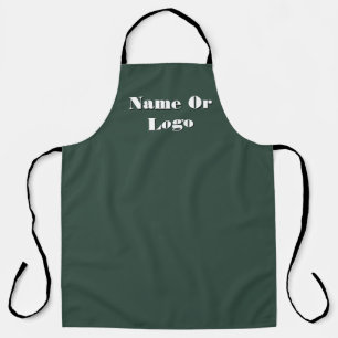 Personalise Name Or Logo Dk Green Apron