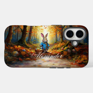 Personalise Name Peter Easter Eggs Basket iPhone 16 Case