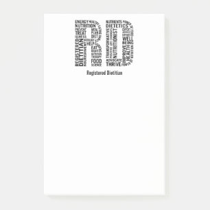 Personalise Name Registered Dietician RD Post-it Notes