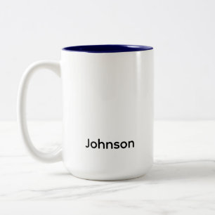Personalise Name Two-Tone Coffee Mug