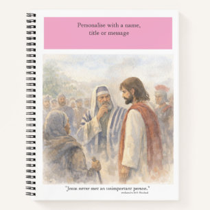 Personalise: No unimportant person Notebook