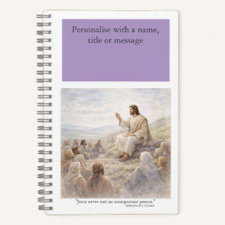 Personalise: No unimportant person Notebook