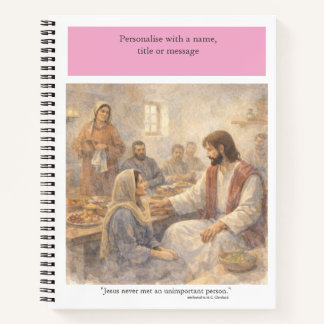 Personalise: No unimportant person Notebook