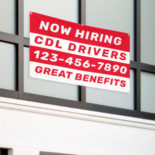 Personalise Now Hiring CDL Drivers Any Job Banner