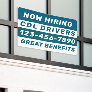 Personalise Now Hiring CDL Drivers Any Job Banner