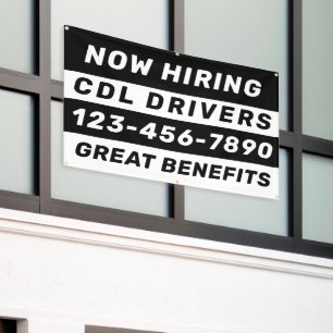 Personalise Now Hiring CDL Drivers Any Job Banner