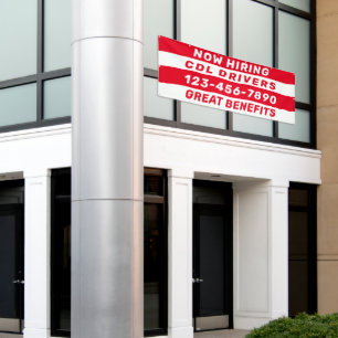 Personalise Now Hiring CDL Drivers Any Job Large Banner