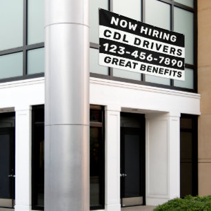 Personalise Now Hiring CDL Drivers Any Job Large Banner