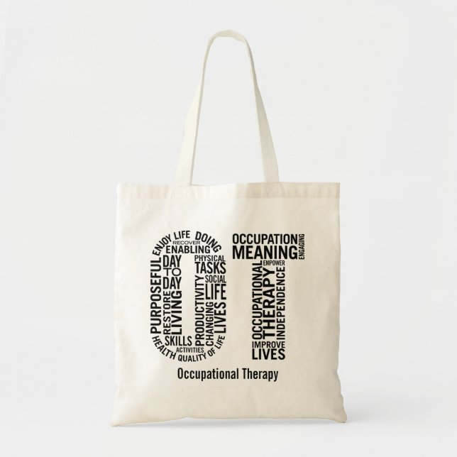 Personalise Occupational Therapist OT Tote Bag (Front)