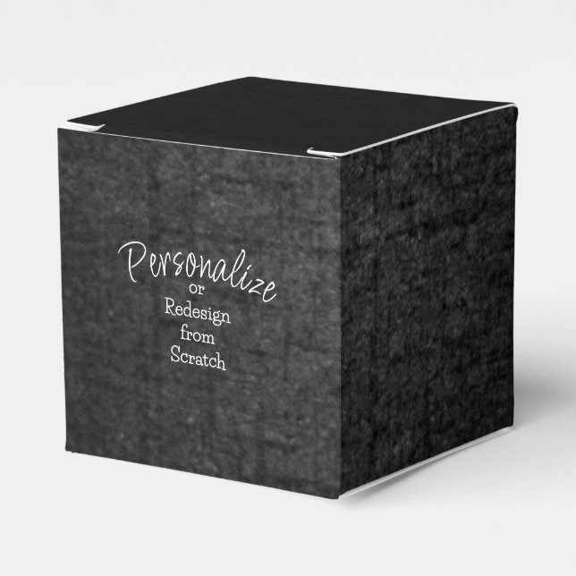 Personalise or Create from Scratch - Favour Box (Front Side)