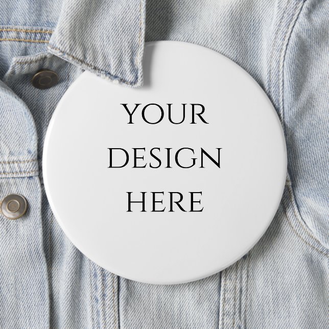 Personalise or Customise  6 Cm Round Badge (In Situ)