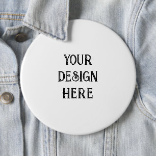 Personalise or Customise  6 Cm Round Badge
