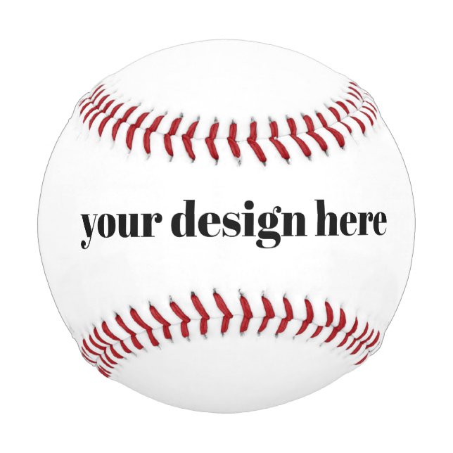 Personalise or Customise  Baseball (Front)