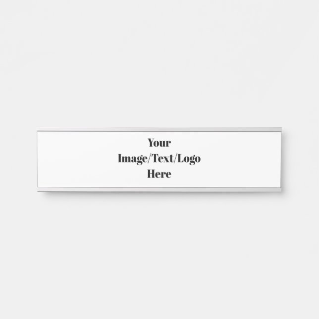 Personalise or Customise Blank Templates Door Sign (Front)