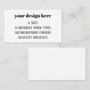 Personalise or Customise  Business Card