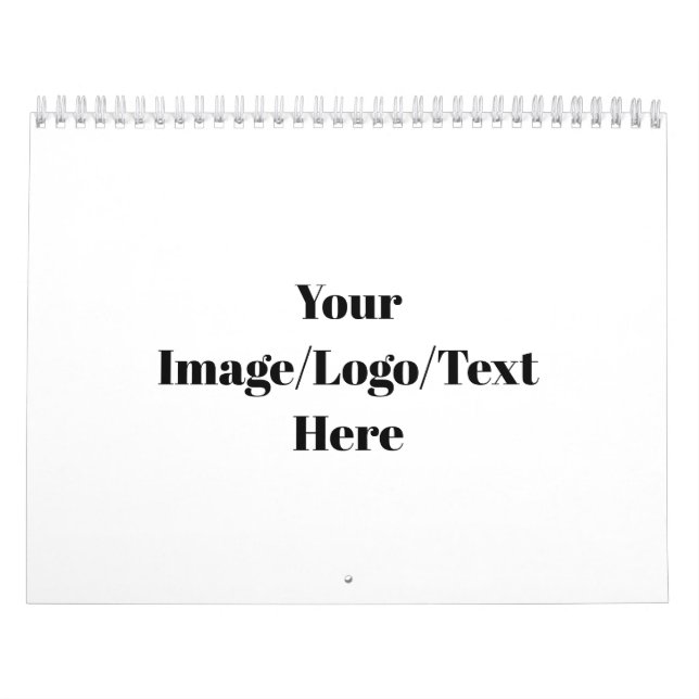 Personalise or Customise Calendar (Cover)