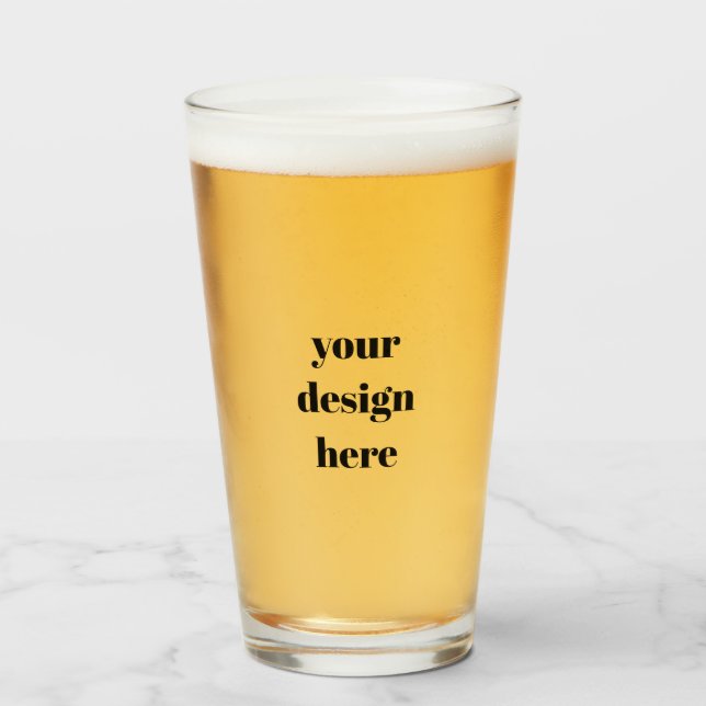 Personalise or Customise Glass (Front Filled)