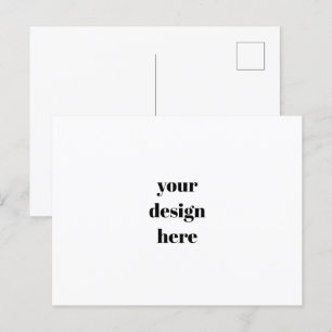 Personalise or Customise  Holiday Postcard