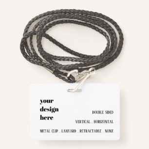 Personalise or Customise  ID Badge