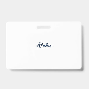 Personalise or Customise ID Badge