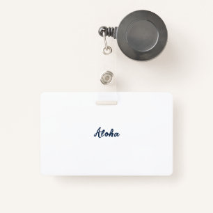 Personalise or Customise ID Badge