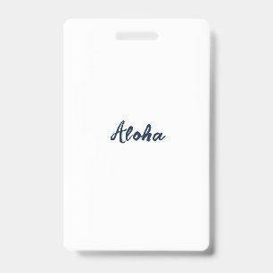 Personalise or Customise ID Badge