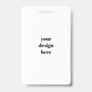 Personalise or Customise  ID Badge