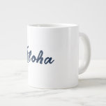 Personalise or Customise Large Coffee Mug<br><div class="desc">Style: Jumbo Some days, a regular size cup of joe just won’t do. When you need that extra jolt of caffeine, reach for your extra-large coffee mug from Zazzle. It will accommodate a full 20-ounce Venti pour. Perfect for soup, cereal, ice cream, or chilli too! This giant mug features a...</div>