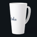 Personalise or Customise Latte Mug<br><div class="desc">Size: Large Latte Mug If you like drinking coffee a latte, not just a little, then this mug is for you! Stylish and ready for your customisations, it will easily become an essential part of your day. Available in 12-ounce or 17-ounce Dimensions: 12-ounce: 4” h x 3.5” diameter 17-ounce: 6”...</div>