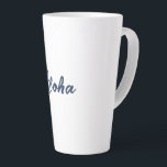 Personalise or Customise Latte Mug<br><div class="desc">Size: Large Latte Mug If you like drinking coffee a latte, not just a little, then this mug is for you! Stylish and ready for your customisations, it will easily become an essential part of your day. Available in 12-ounce or 17-ounce Dimensions: 12-ounce: 4” h x 3.5” diameter 17-ounce: 6”...</div>