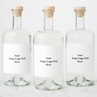 Personalise or Customise Liquor Bottle Label