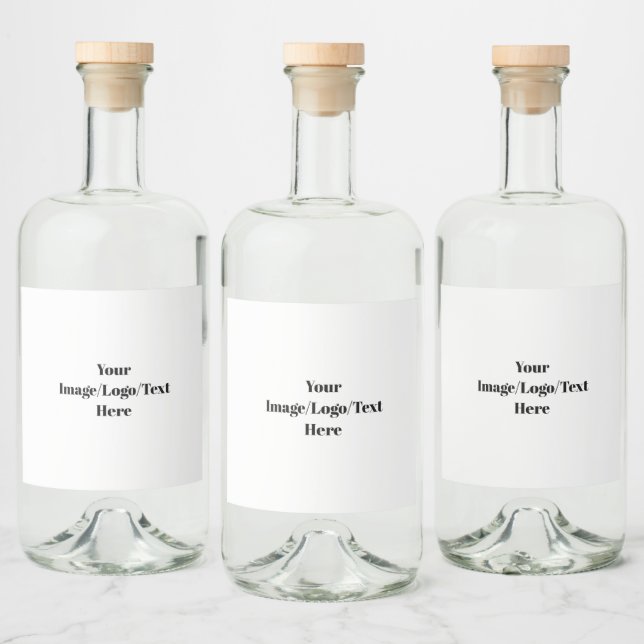 Personalise or Customise Liquor Bottle Label (Bottles)