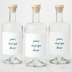 Personalise or Customise Liquor Bottle Label