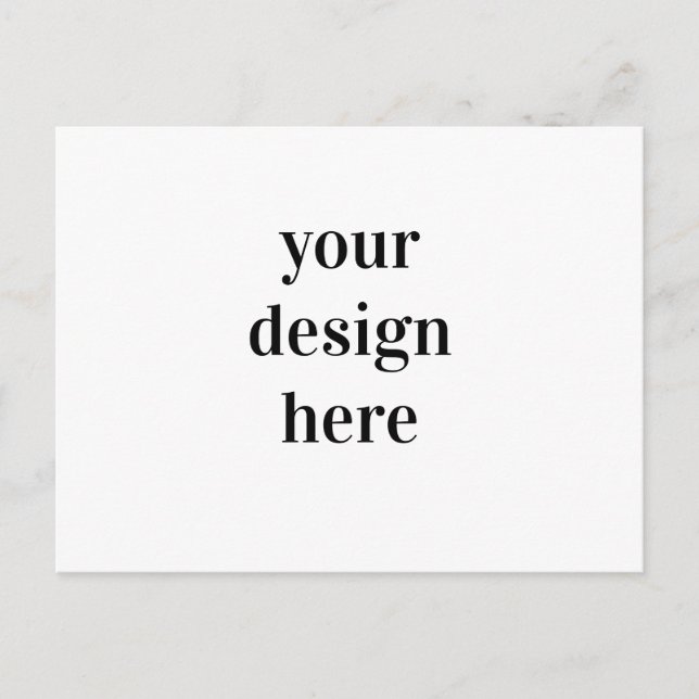 Personalise or Customise  Postcard (Front)