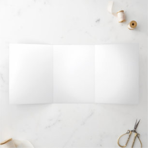 Personalise or Customise  Tri-Fold Invitation